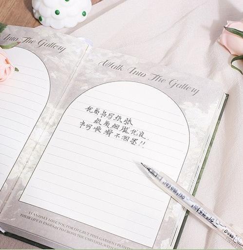 Quiet Garden Journaling Notebook Diary