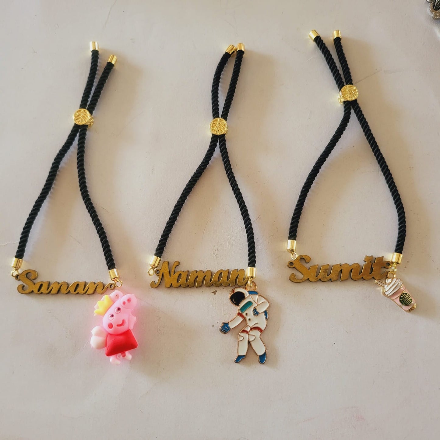 HOK Personalised Name Rakhi Bracelet with your favourite cartoon