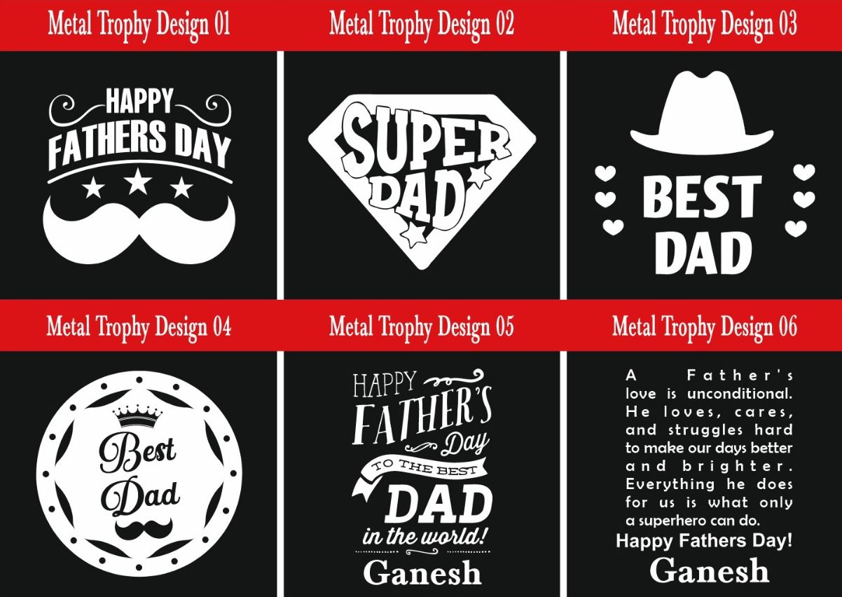 Metal Trophy - Father’s Day Special