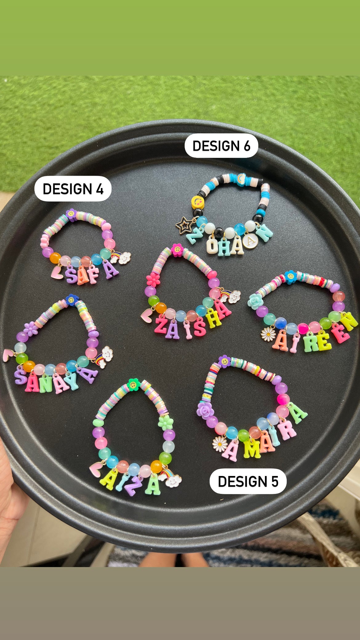 Personalised Name Bracelet for Kids - Enter Name in Textbox below Size Selection for Personalisation!