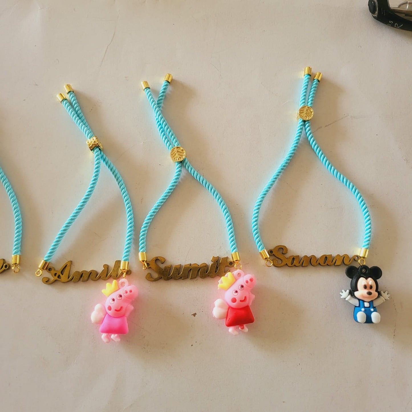 HOK Personalised Name Rakhi Bracelet with your favourite cartoon