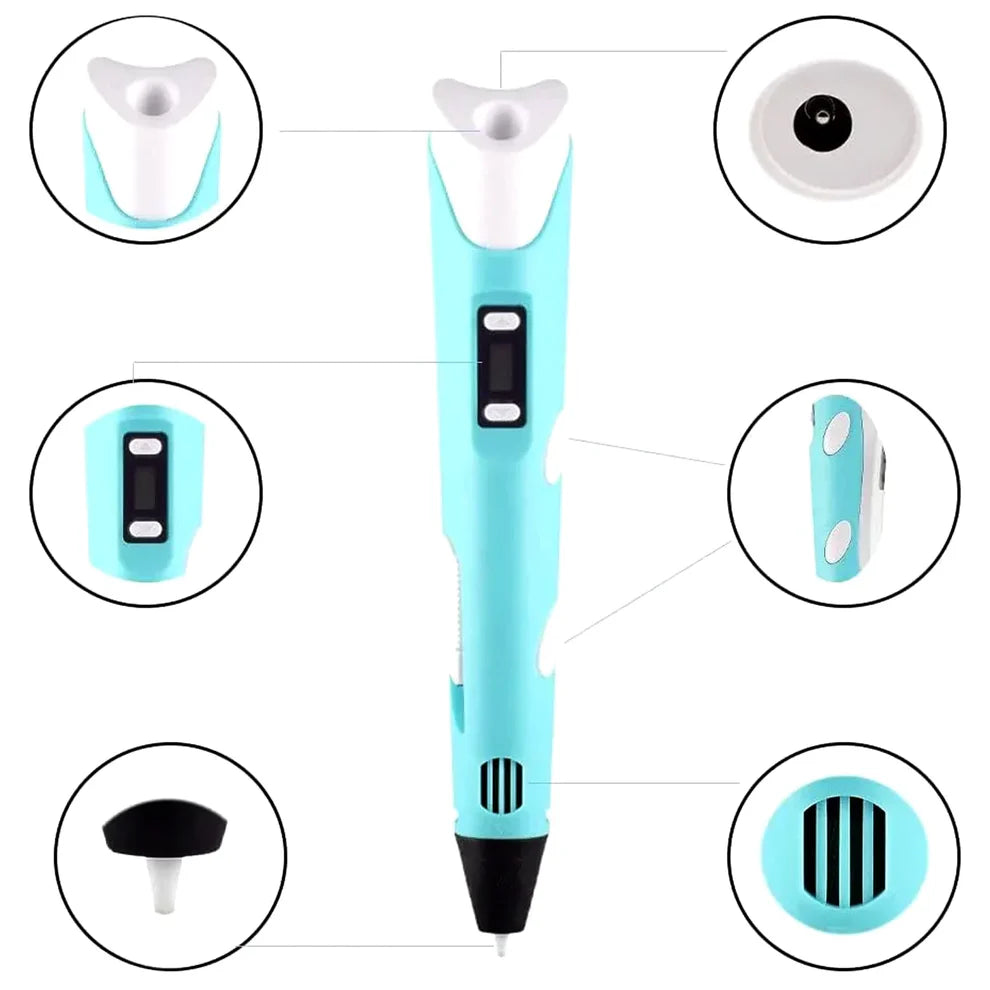 HOK 3D Printing Pen with LCD Screen