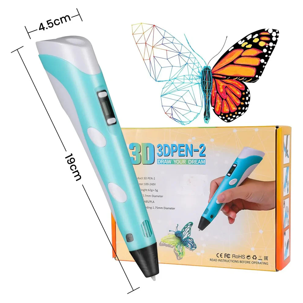 HOK 3D Printing Pen with LCD Screen