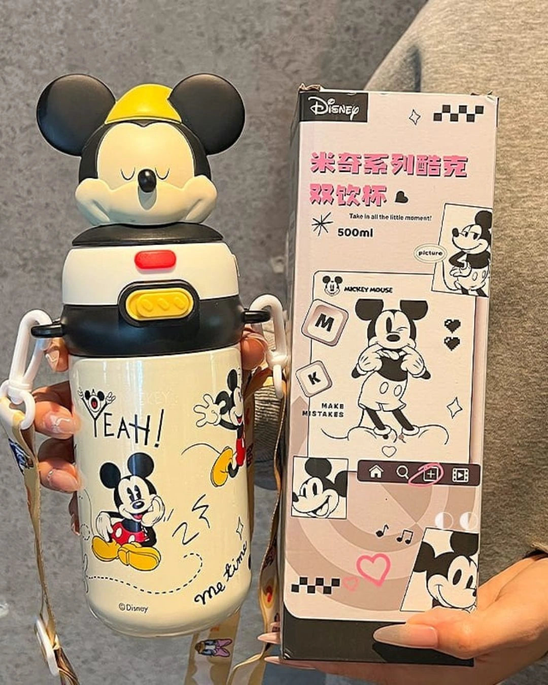Mickey & Minnie Premium Double Sipper Bottle