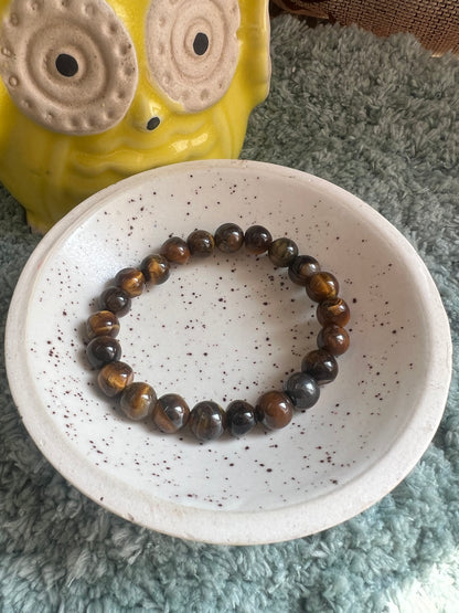 HOK Tiger Eye Beads Bracelet - 8mm