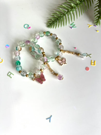 Cracker Beads Bracelet with latkan