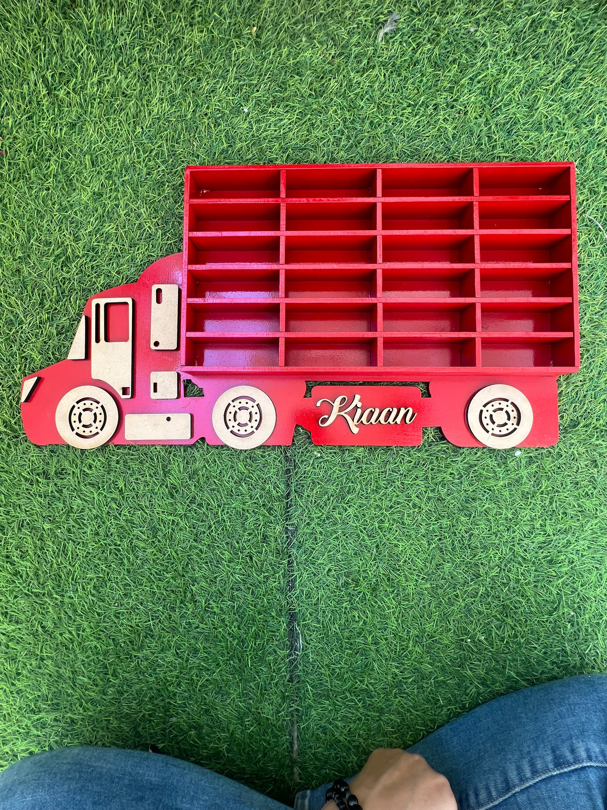 HOK Personalized Hot Wheels Car Organizer Truck – House Of Kids