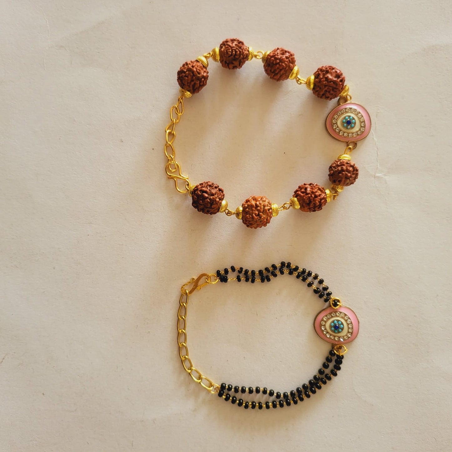 Couple Bracelet Rakhi - Set of 2