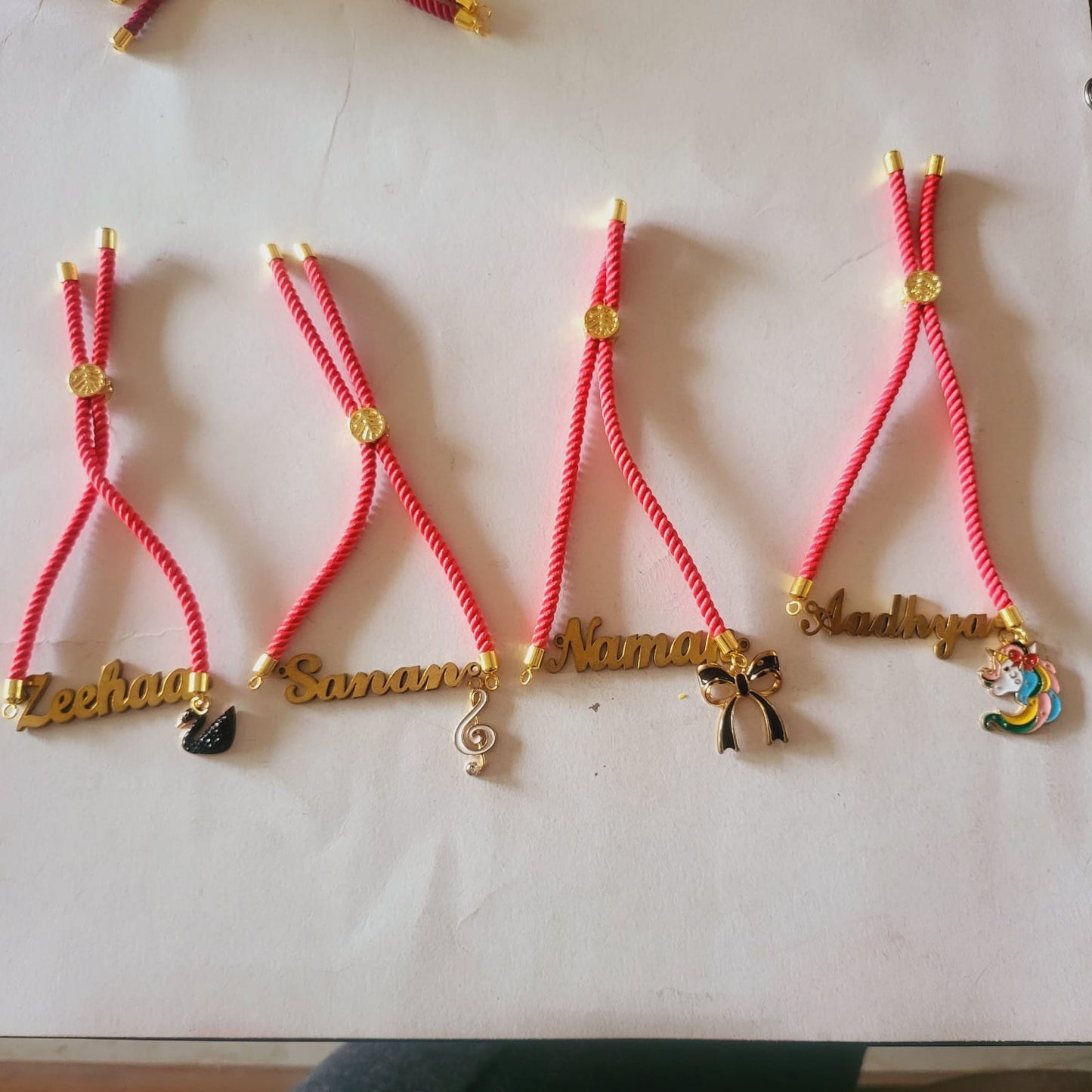 HOK Personalised Name Rakhi Bracelet with your favourite cartoon