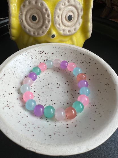 HOK Plain Glass Beads Bracelets - 8mm