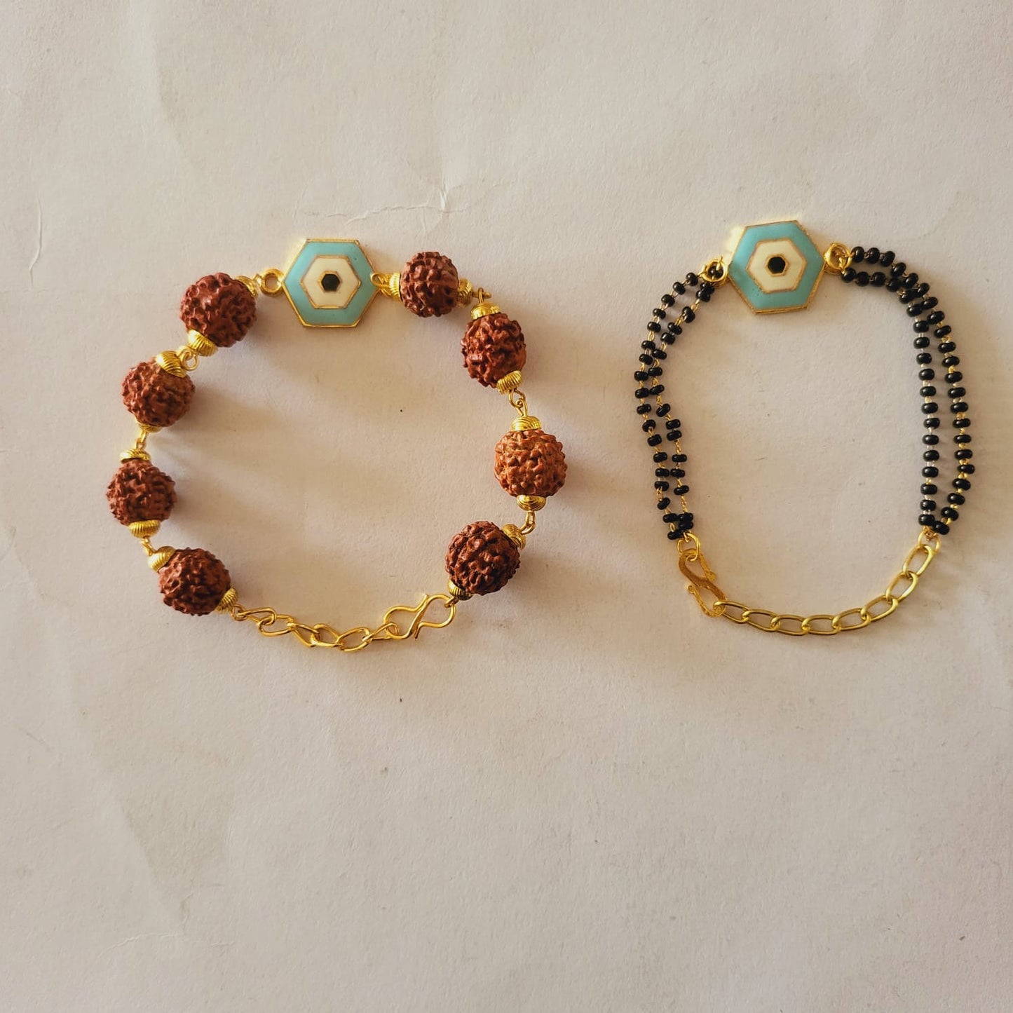 Couple Bracelet Rakhi - Set of 2