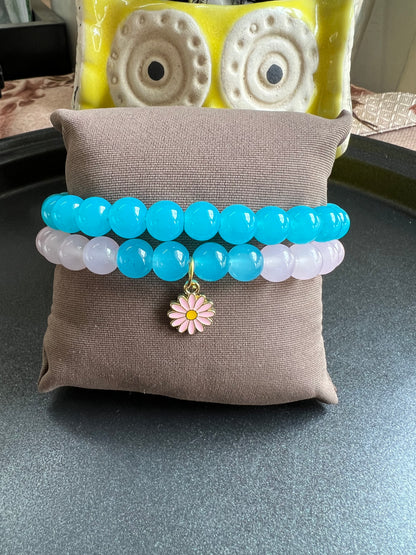 Stack Bracelet Included Flower Charm