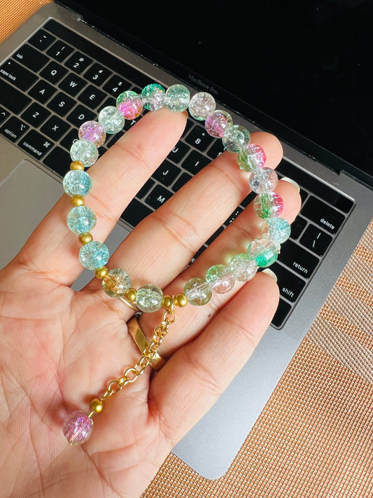 Cracker Beads Bracelet with latkan