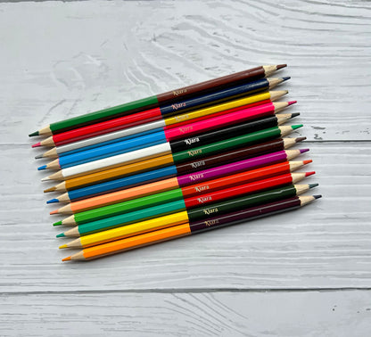 Personalised Color Pencils - set of 24