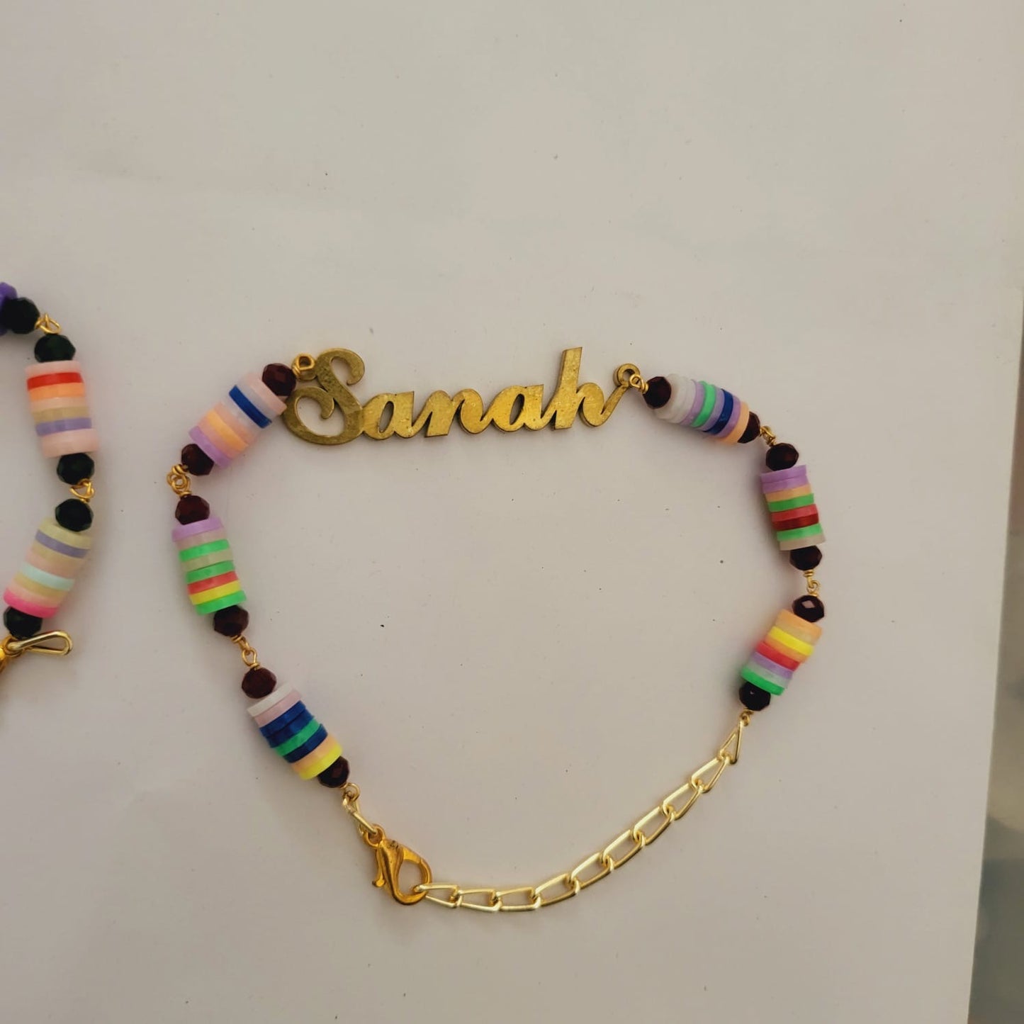 HOK Candy bracelet with personalised name - Rakhi Bracelet