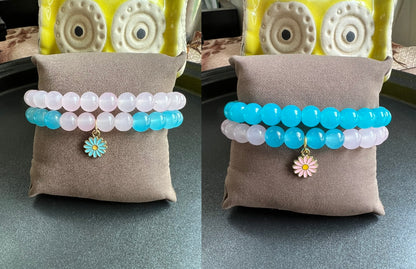 Stack Bracelet Included Flower Charm