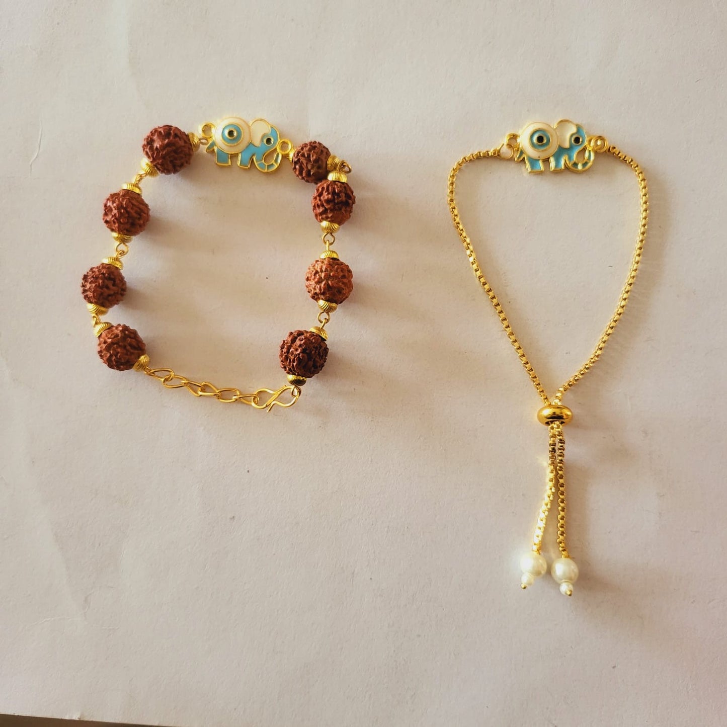 Couple Bracelet Rakhi - Set of 2