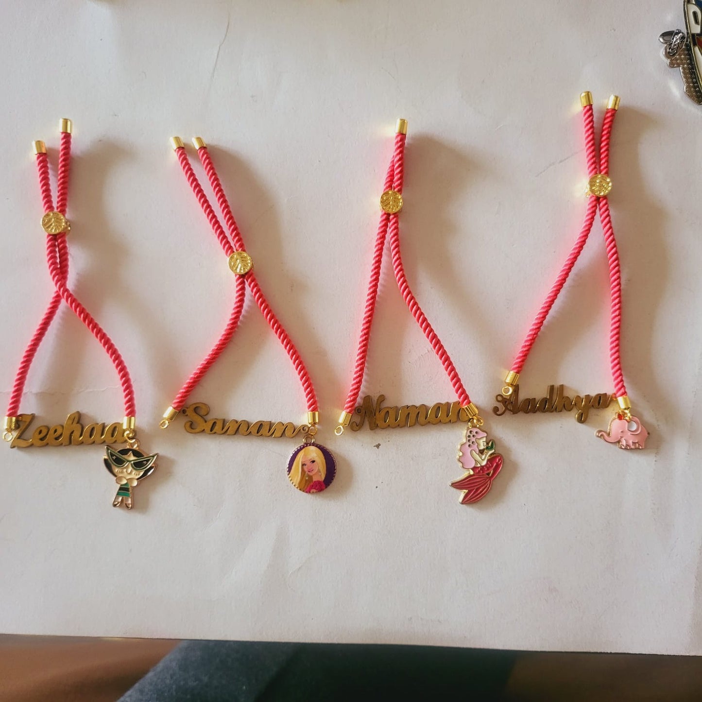 HOK Personalised Name Rakhi Bracelet with your favourite cartoon