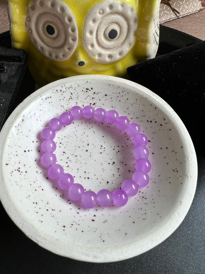HOK Plain Glass Beads Bracelets - 8mm