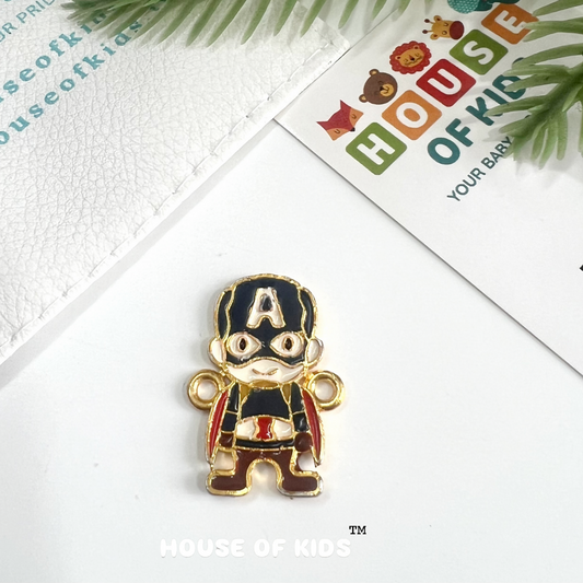 HOK Double sided ring Captain America Charm
