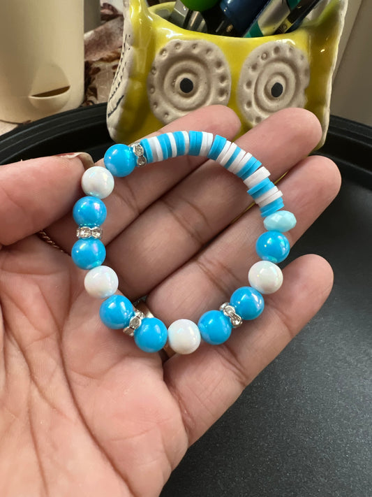 Frozen Theme Bracelet - Rainbow Shine Pearl