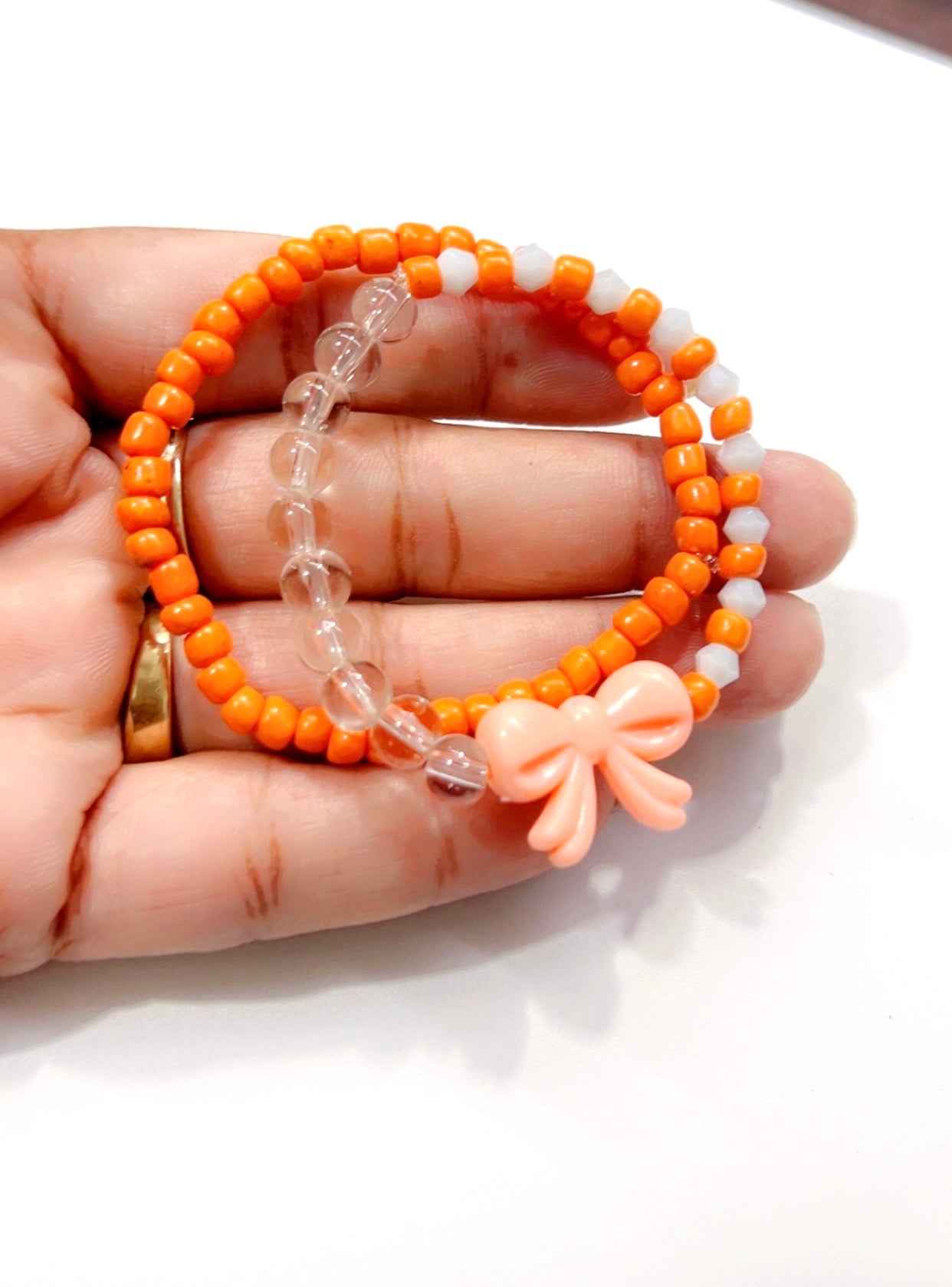 HOK Beautiful Bow Bracelet for Girls - Set of 2 pcs