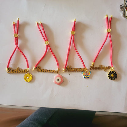 HOK Personalised Name Rakhi Bracelet with your favourite cartoon