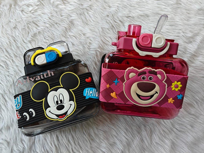 Limited edition of Original Disney Series Sippers/Open Mouth bottles for Kids - Name Personalisation - Available in 4 themes