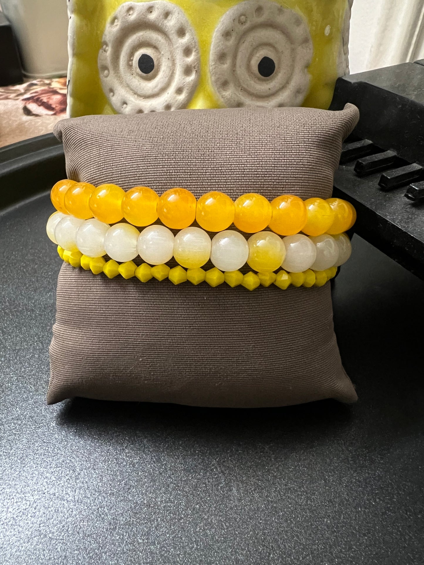 Yellow Stack Bracelet - Set of 3