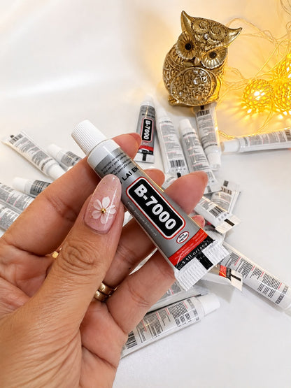 Mini B-7000 Adhesive | 3ml | Transparent Multi-Purpose - Jewellery & Craft Glue | DIY Kit | Single & Pack