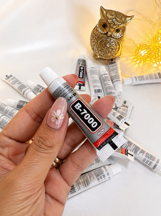 Mini B-7000 Adhesive | 3ml | Transparent Multi-Purpose - Jewellery & Craft Glue | DIY Kit | Single & Pack