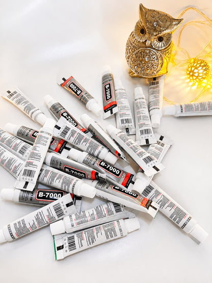Mini B-7000 Adhesive | 3ml | Transparent Multi-Purpose - Jewellery & Craft Glue | DIY Kit | Single & Pack