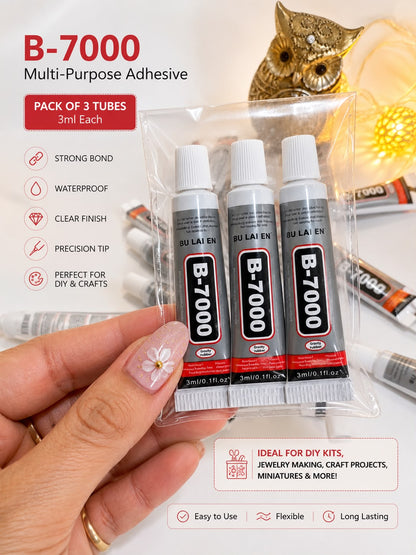 Mini B-7000 Adhesive | 3ml | Craft Glue | DIY Kit | Single & Pack