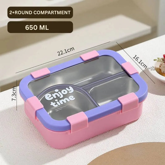 Compact Bento 3 Compartment Lunch Box