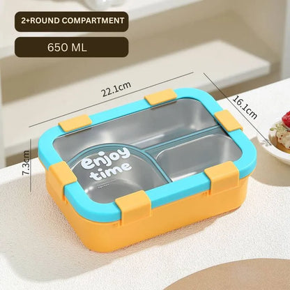 Compact Bento 3 Compartment Lunch Box