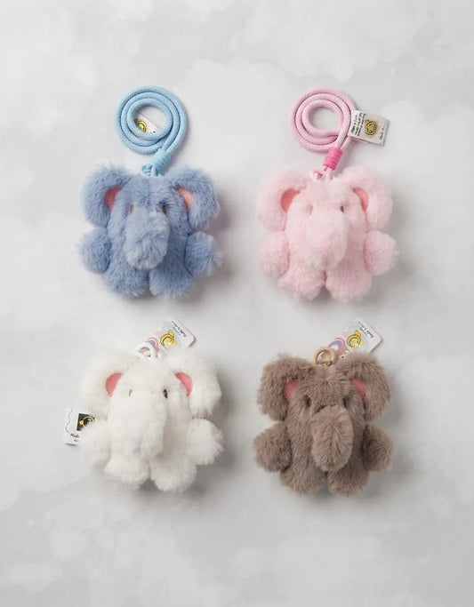 Cute Plush Elephant Bag Charm