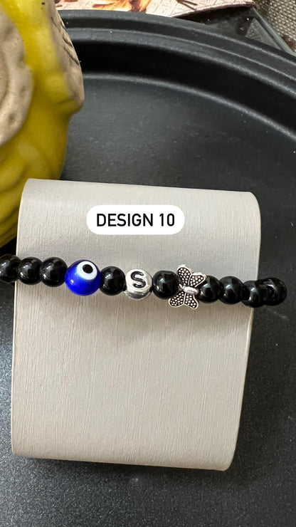 HOK Expertly Designed Unique and Trending Nazariya Bracelet for all age groups - Enter Name, Charms in Textbox below Size Selection for Personalisation!