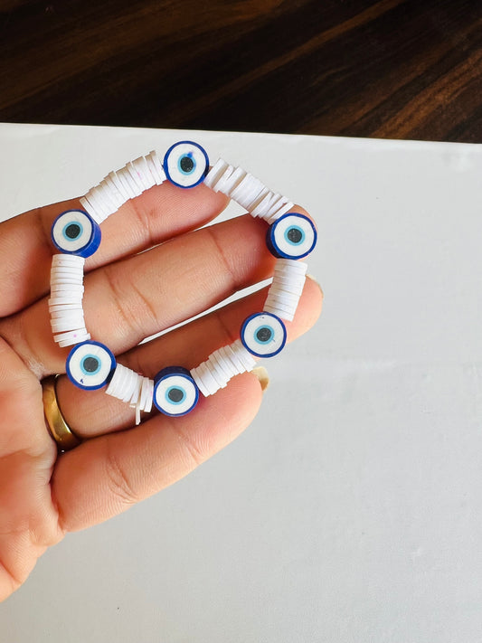HOK Evil Eye Fimo Beads Bracelet