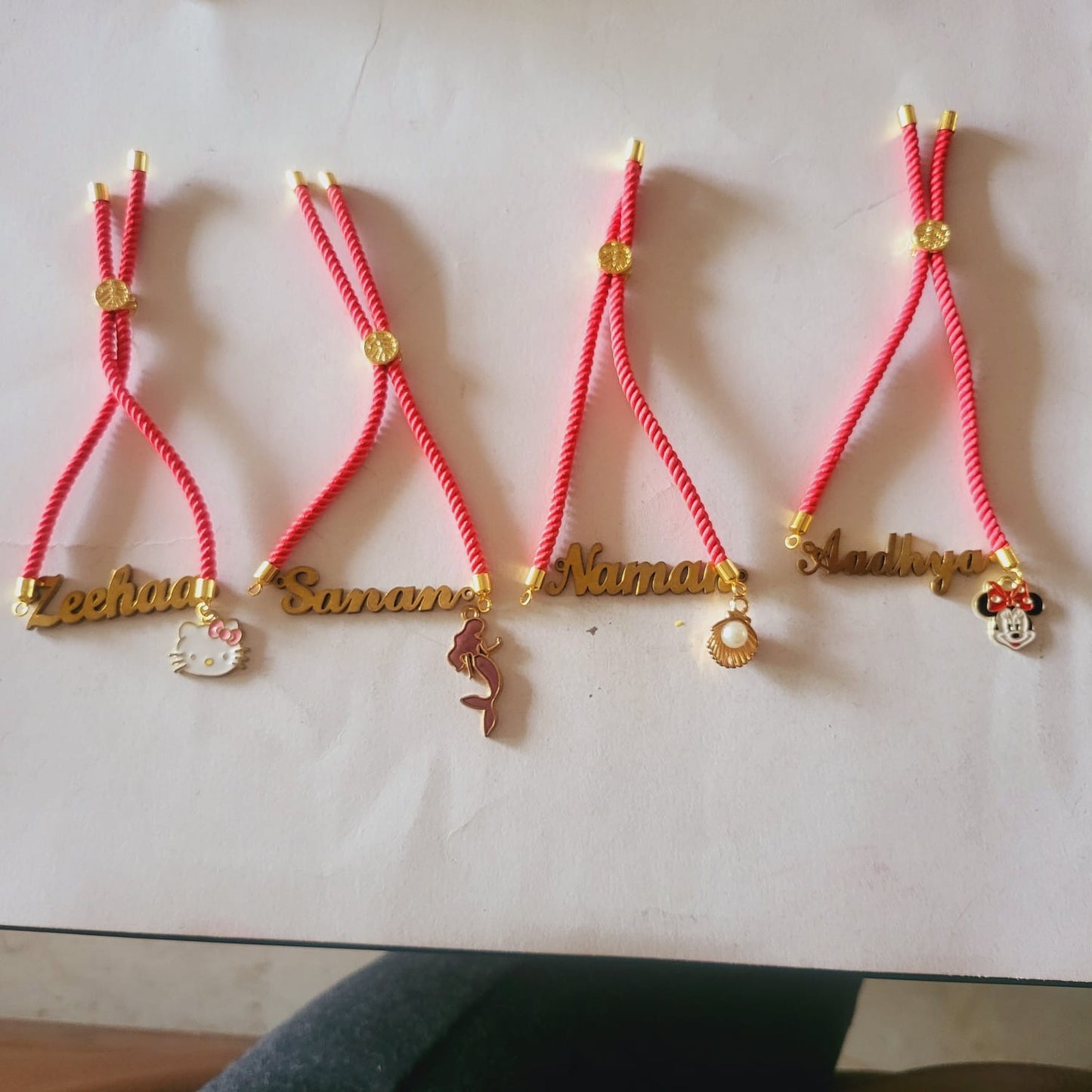 HOK Personalised Name Rakhi Bracelet with your favourite cartoon