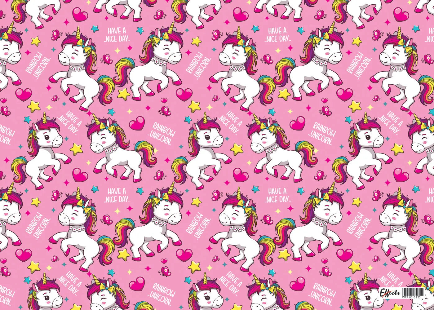 Unicorn Gift Wrapping sheet