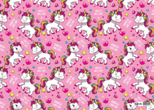 Unicorn Gift Wrapping sheet