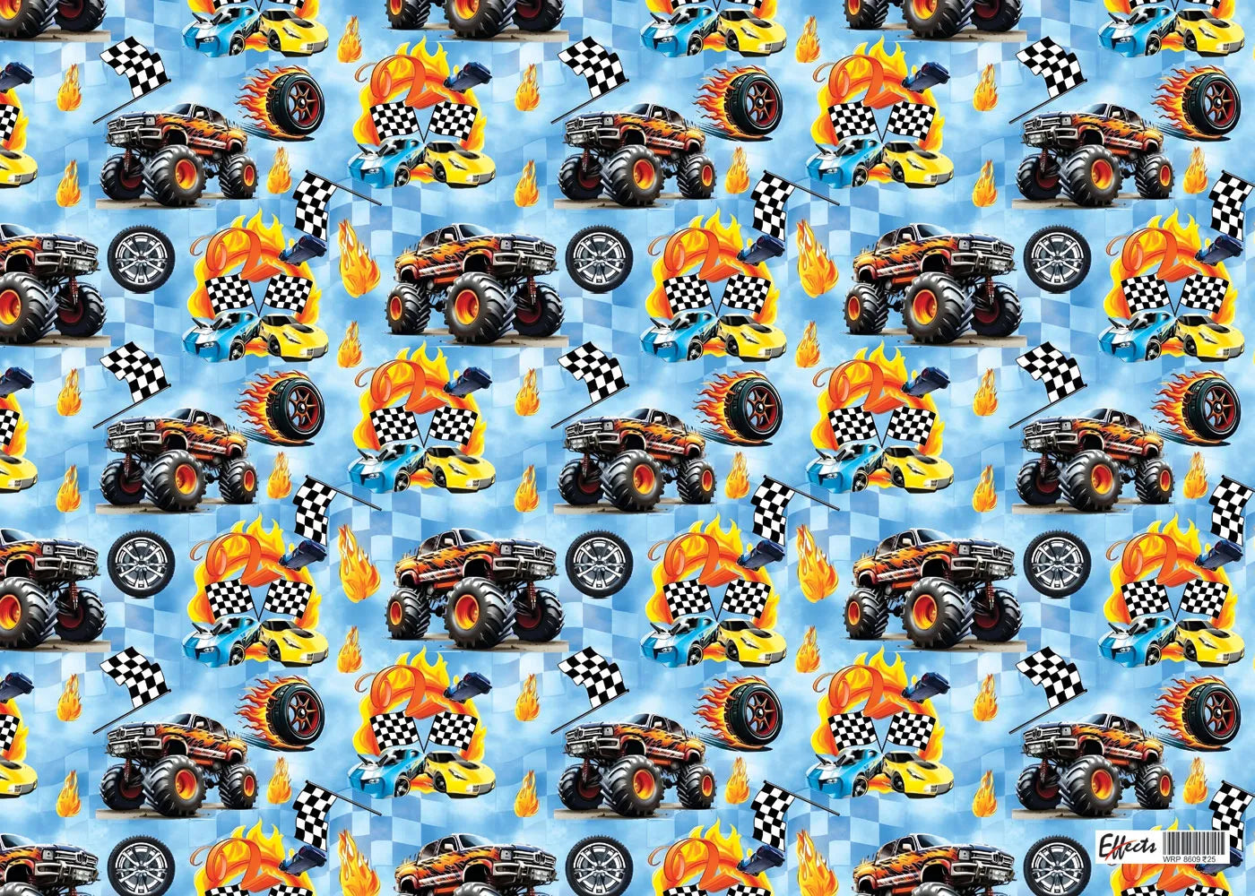 Car Gift Wrapping Sheet