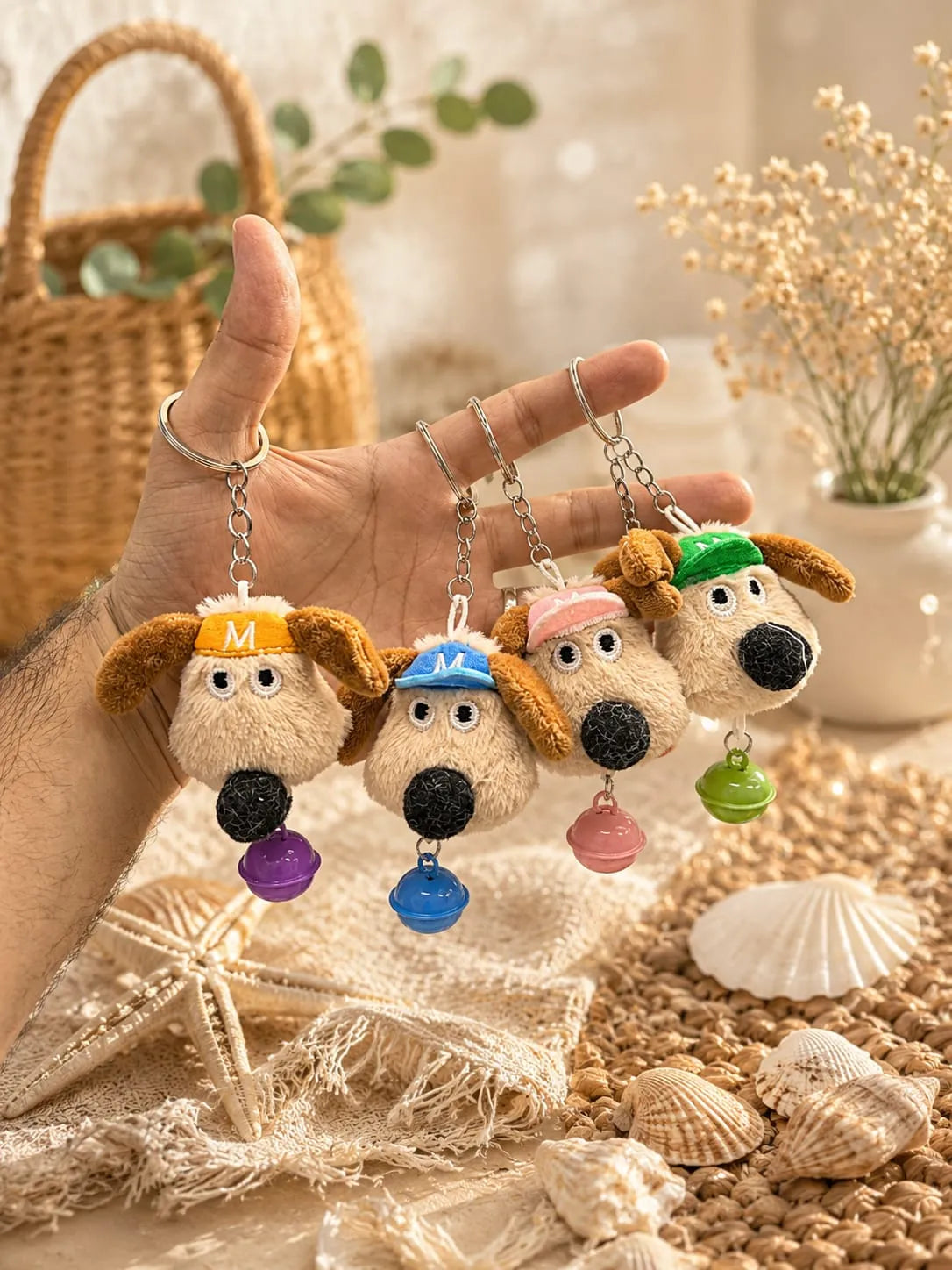 Dog Plush Keychain
