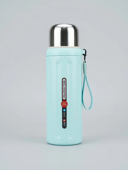 Double-Wall Vacuum Insulated Stainless Steel Thermos Flask Cum Water Bottle