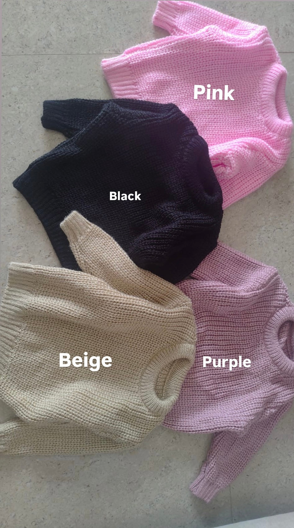 HOK Personalised Baby Sweater