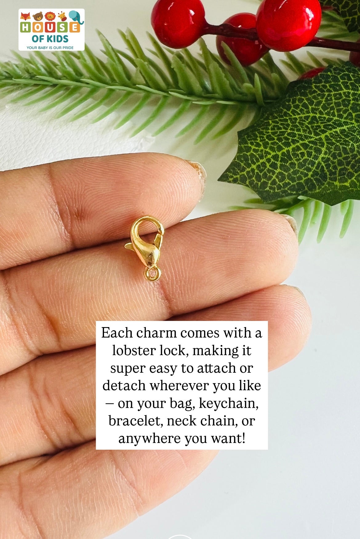 HOK Honey Bee Charm - Get with Lobster Lock