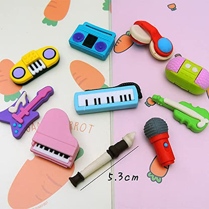 HOK Music/Food Eraser Pack of 2