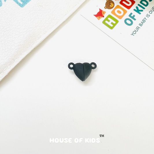 HOK Magnet Heart Charm (Red-Black or Black-Black) - Pair