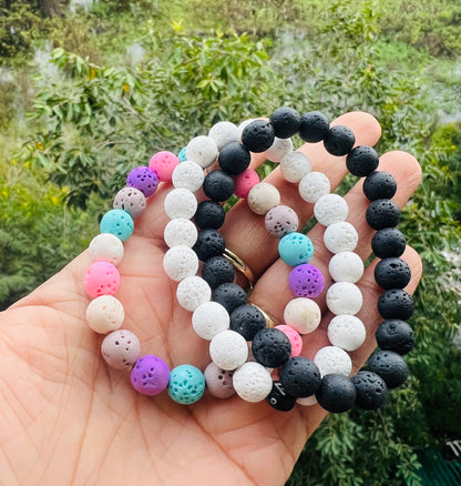 HOK Lava Beads Bracelet - Set of 3