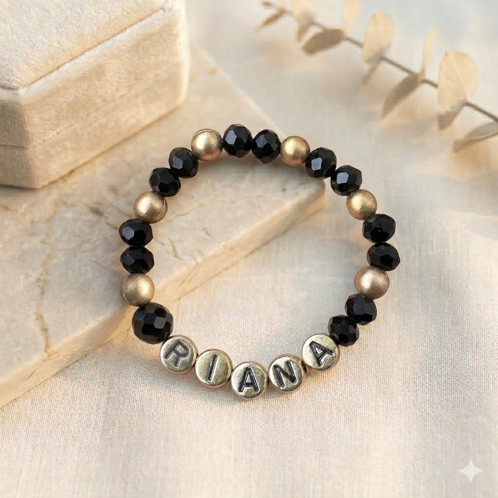 HOK Personalised Name Nazariya Bracelets - with and without charm